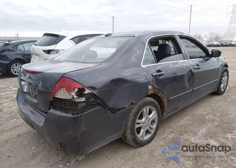 2006 Honda Accord 2.4 Ex из США, поврежденный, VIN 1HGCM56876A118546